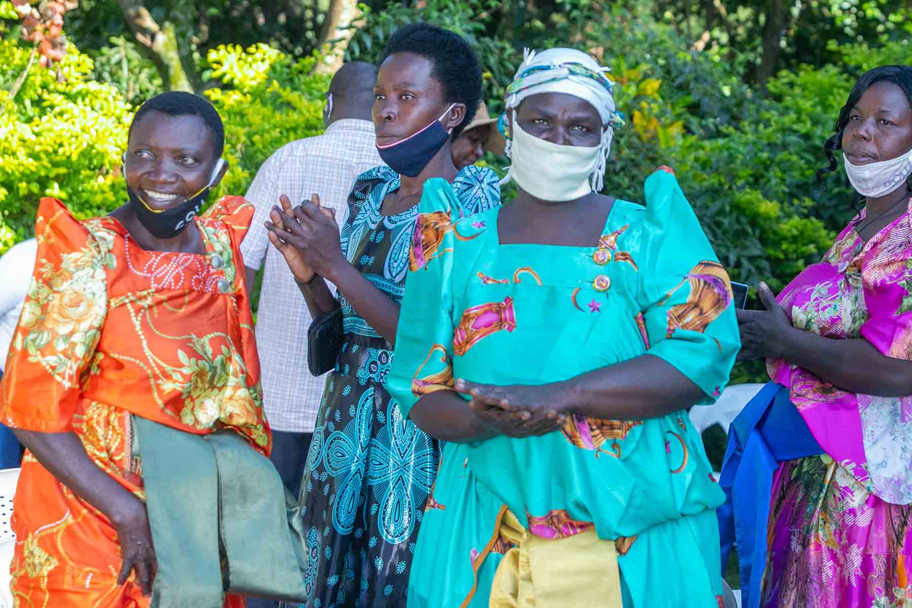 Women of the Luuka cell in Eastern Uganda after a discussion.